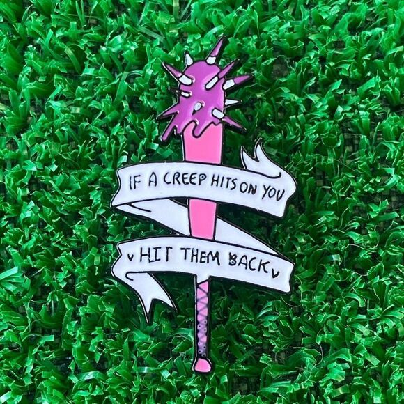 Hit A Creep Enamel Pin/ Brooch Lapel - Picture 6 of 6